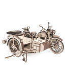 Деревянный 3D-конструктор Армия России Мотоцикл с коляской