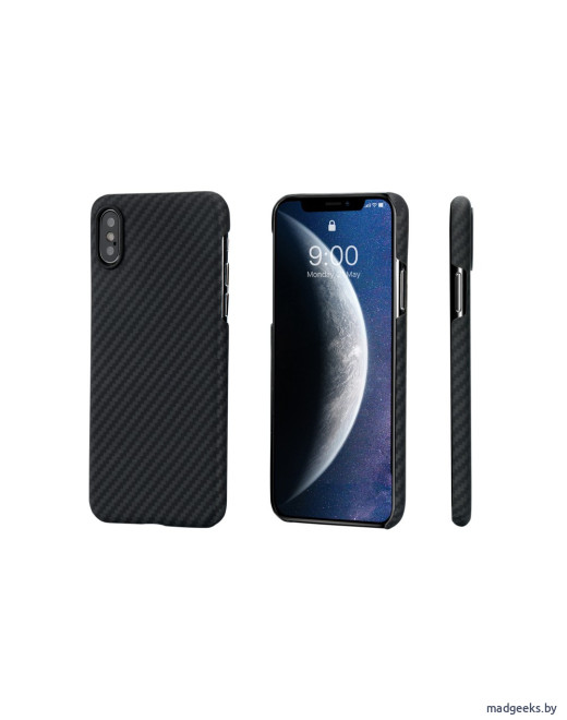 Чехол Pitaka MagEz Case Pro для iPhone 12 Pro 6.1 (Black/Grey Twill)