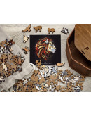 Деревянный пазл Eco Wood Art Лев L (31 × 28 см)