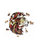 Деревянный пазл Eco Wood Art Лев L (31 × 28 см)