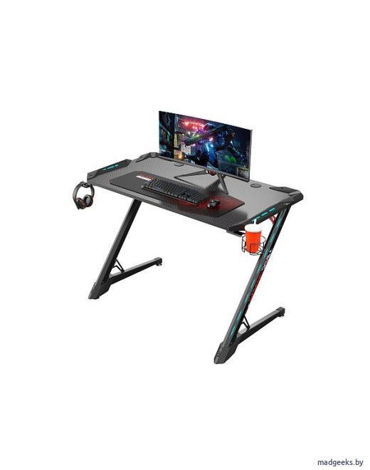 Стол для компьютера (для геймеров) Eureka Z1-S Pro с RGB-подсветкой