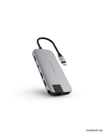 Адаптер Hyper HyperDrive SLIM 8-in-1 USB-C Hub