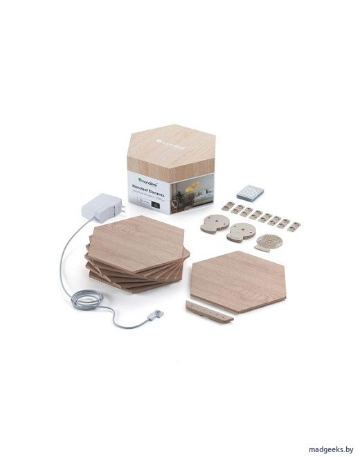 Умная система освещения Nanoleaf Elements Hexagon Starter Kit (7 панелей)