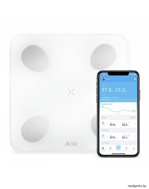 Умные весы Picooc Mini Lite (Bluetooth, 26х26 см)
