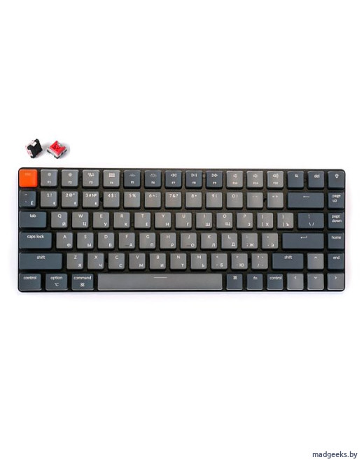 Беспроводная механическая ультратонкая клавиатура Keychron K3 RGB подсветка (улучшенная модель)