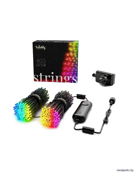 Smart-гирлянда Twinkly Strings TWS400STP-BEU (400 LED, IP44, Bluetooth + Wi-Fi)