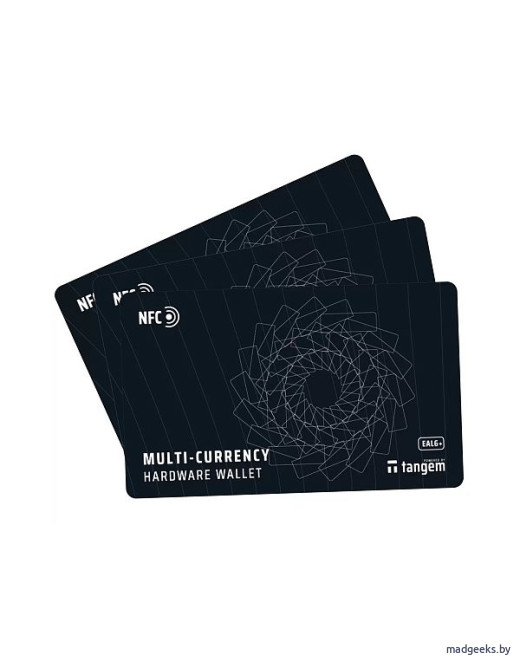 Криптовалютный кошелек Tangem Wallet набор из 3 карт