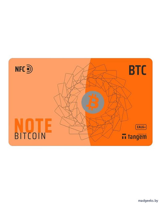 Криптовалютный кошелек Tangem Note Bitcoin