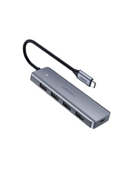 USB-концентратор UGREEN USB Type-C Hub 4 в 1 (70336)