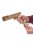 Механический 3D-пазл из дерева Wood Trick Пистолет Защитник