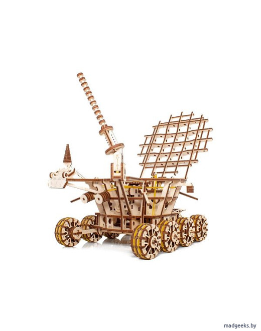 Деревянный 3D-конструктор Eco Wood Art Робот Луноход