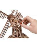 Деревянный 3D-конструктор Eco Wood Art Ветряная мельница механическая