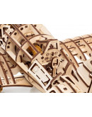 Деревянный 3D-конструктор Eco Wood Art Самолет с мотором