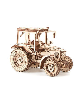 Деревянный 3D-конструктор Eco Wood Art Трактор Беларус 82