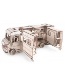 Деревянный 3D-конструктор Lemmo Пикник (Домик для кукол на колесах)