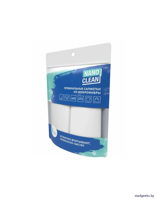 Премиальные салфетки из микрофибры NanoClean, универсальные, 2 шт