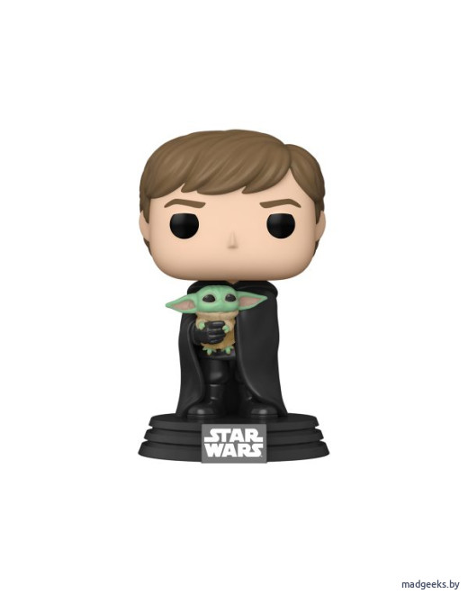 Фигурка Funko POP! Звездные войны Мандалорец Люк Скайуокер с Грогу 58290