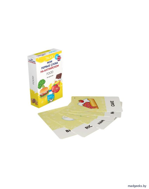 Умные карточки Lumicube Talky Food (на английском языке)