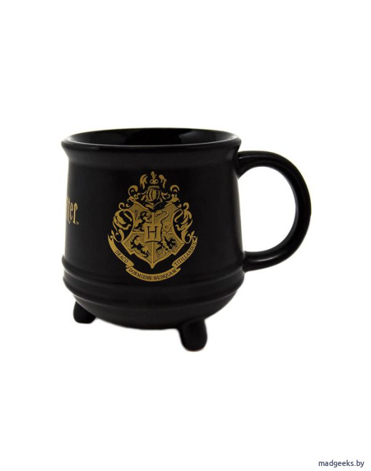 Кружка 3D Pyramid International Harry Potter (Hogwarts Crest) Ceramic Cauldron Mug SCMG24474
