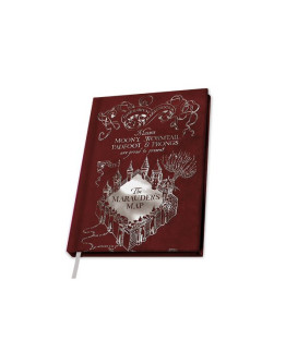 Записная книжка ABYstyle Harry Potter A5 Notebook Marauder's Map X4 ABYNOT032