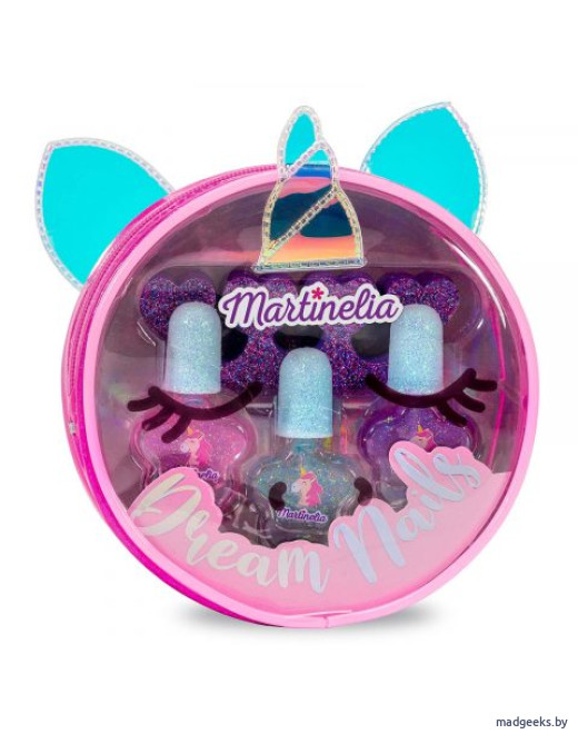 Набор лаков для ногтей в косметичке Martinelia Little Unicorn 30594