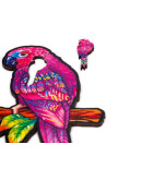 Деревянный пазл Unidragon Игривые попугаи (33 x 19 см, 104 дет.)