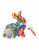 Деревянный пазл Unidragon Драгоценный Кролик (29 x 30 см, 195 дет.)