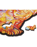 Деревянный пазл Unidragon Драгоценный Кролик (29 x 30 см, 195 дет.)