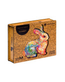 Деревянный пазл Unidragon Драгоценный Кролик (29 x 30 см, 195 дет.)