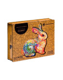 Деревянный пазл Unidragon Драгоценный Кролик (36 x 37 см, 309 дет.)