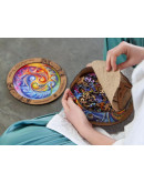 Деревянный пазл Unidragon Мандала Спирального Воплощения (33 x 33 см, 350 дет.)