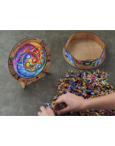 Деревянный пазл Unidragon Мандала Спирального Воплощения (33 x 33 см, 350 дет.)