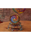 Деревянный пазл Unidragon Мандала Спирального Воплощения (33 x 33 см, 350 дет.)