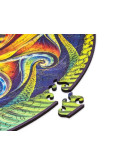 Деревянный пазл Unidragon Мандала Спирального Воплощения (33 x 33 см, 350 дет.)