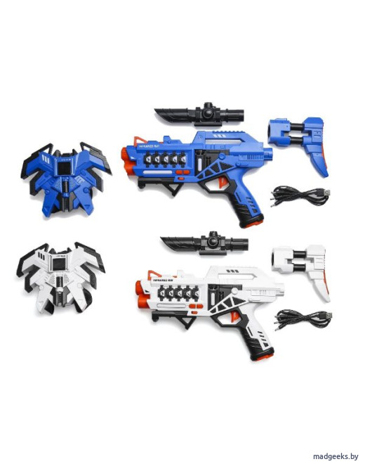 Игровой набор для 2-х игроков в Лазертаг Lasertag Evolution Rechargeable