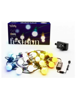 Smart-гирлянда Twinkly LED Festoon 20 шт.(10 м) RGB BT Wi-Fi
