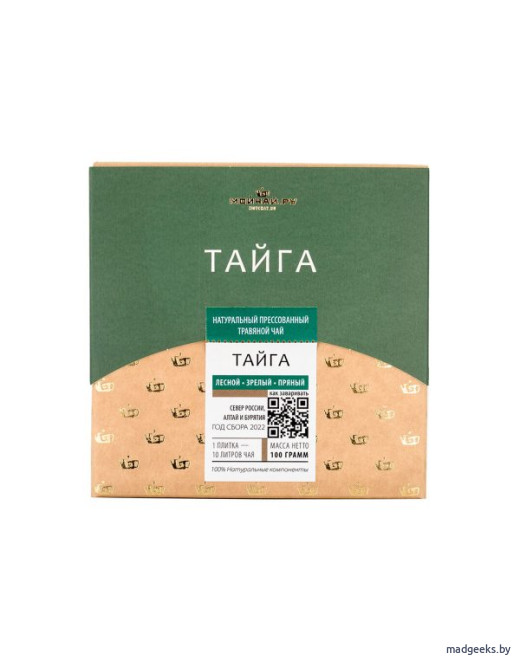 Травяной сбор прессованный Мой чай «Тайга», 100 г