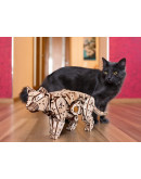 Деревянный 3D-конструктор Eco Wood Art Механический Кот