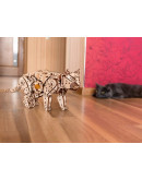 Деревянный 3D-конструктор Eco Wood Art Механический Кот