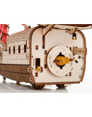 Деревянный 3D-конструктор Eco Wood Art Корабль c парусами Джонка