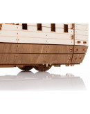 Деревянный 3D-конструктор Eco Wood Art Корабль c парусами Джонка