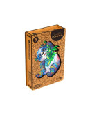 Деревянный пазл Unidragon Серьезная панда (18 × 24 см, 110 дет.)