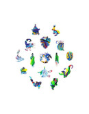 Деревянный пазл Unidragon Серьезная панда (18 × 24 см, 110 дет.)