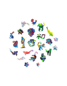 Деревянный пазл Unidragon Серьезная панда (25 × 33 см, 215 дет.)