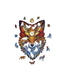 Деревянный пазл Unidragon Огненная лиса (24 x 16 см, 107 дет.) Деревянный пазл Unidragon Огненная лиса (24 x 16 см, 107 дет.)