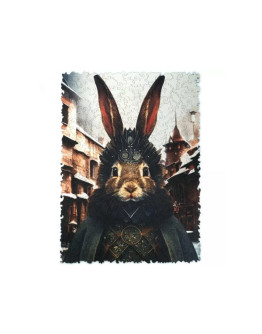 Деревянный пазл Unidragon Граф Кролик (31 x 23 см, 250 дет.)