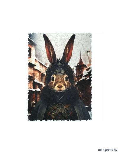 Пазлы: Деревянный пазл Unidragon Граф Кролик (31 x 23 см, 250 дет.) Деревянный пазл Unidragon Граф Кролик (31 x 23 см, 250 дет.)