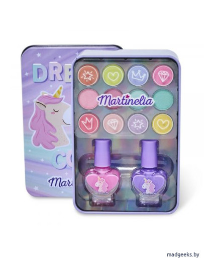 Родителям: Набор косметики в жестяной коробке Martinelia Unicorn Dreams 24160 Набор косметики в жестяной коробке Martinelia Unicorn Dreams 24160