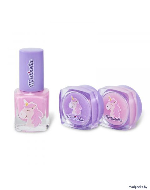 Набор из лака для ногтей и блесков для губ Martinelia Little Unicorn 24130