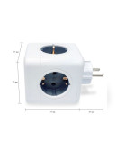 Разветвитель RocketSocket Cube Original (4 евророзетки, 2 USB A, с блоком 5В/2.1А) Разветвитель RocketSocket Cube Original (4 евророзетки, 2 USB A, с блоком 5В/2.1А)